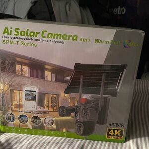 Ai Solar Camera 3-in-1 4K Solar Security Camera